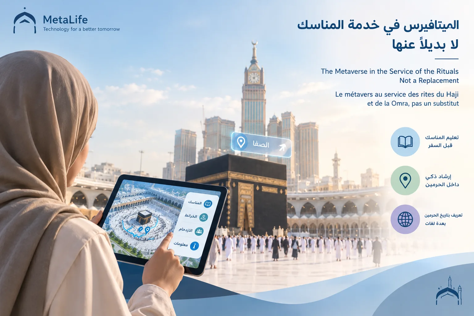 الميتافيرس في خدمة المناسك لا بديلًا عنها
