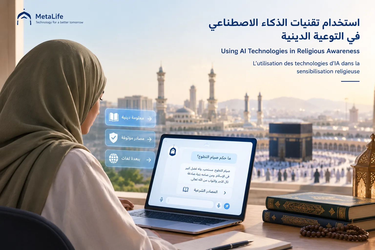 استخدام تقنيات الذكاء الاصطناعي في التوعية الدينية