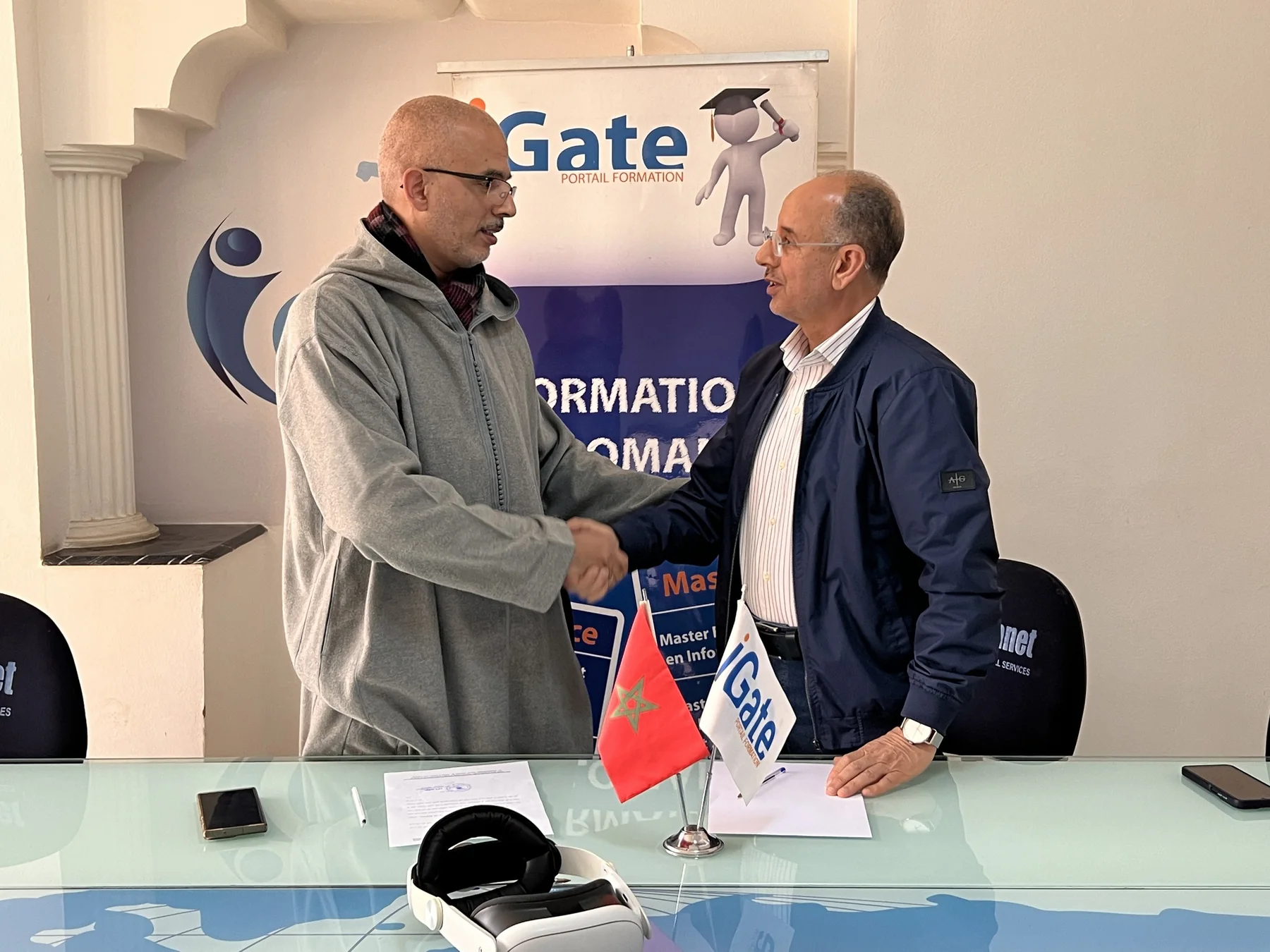 لقاء تعاون مع مجموعة iGate في المغرب